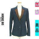 \超得★20%OFFクーポンで14872円/ ヒロコビス HIROKO BIS ジャケット レディース 春 紺色/ネイビー M バイカラーテーラードジャケット ...