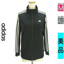 \激得★30%OFFクーポンで6160円/ アディダス adidas ジャージトップス レディース オールシーズン ブラック M スリーラインジップアップジャー...