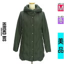 【5/19値下げ】【中古】【古着】 ヒロコビス HIROKO BIS ダウンジャケット ダウンコート アウター ボリューム衿ロングダウンコート 冬物 冬 秋冬 ブラック