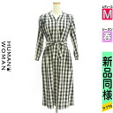 【6/3値下げ】【中古】【古着】 ヒューマンウーマン HUMAN WOMAN ワンピース チュニック ワンピース ベルト付きロングシャツワンピース 春物 春秋 春夏 ブラック