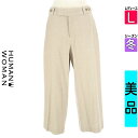 【6/3値下げ】【中古】【古着】 ヒューマンウーマン HUMAN WOMAN パンツ パンツ クロップド丈セミワイドパンツ 冬物 冬 秋冬 ブラウン