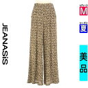 【5/8値下げ】【中古】【古着】 ジーナシス JEANASiS パンツ パンツ ストレッチ柄パンツ 夏物 春夏 ベージュ