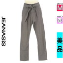 【5/8値下げ】【中古】【古着】 ジーナシス JEANASiS パンツ パンツ ベルト付きテーパードパンツ 春物 春秋 春夏 グレー
