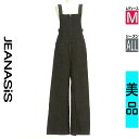 【5/8値下げ】【中古】【古着】 ジーナシス JEANASiS オーバーオール サロペット パンツ ブラックデニムサロペットパンツ オールシーズン ブラック