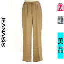 【5/8値下げ】【中古】【古着】 ジーナシス JEANASiS パンツ パンツ 光沢テーパードパンツ オールシーズン ブラウン