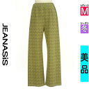 【5/8値下げ】【中古】【古着】 ジーナシス JEANASiS パンツ パンツ ひし形ラメニットパンツ 冬物 冬 秋冬 カーキ