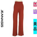 【5/8値下げ】【中古】【古着】 ジーナシス JEANASiS パンツ パンツ ストレートニットパンツ 冬物 冬 秋冬 レッド