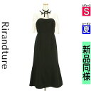 【5/8値下げ】【中古】【古着】 リランドチュール Rirandture ワンピース チュニック ワンピース ドッキングマーメイドロングワンピース 夏物 春夏 ブラック