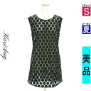 【5/8値下げ】【中古】【古着】 カリアング KariAng ワンピース チュニック ワンピース ドットシアーミニワンピース 夏物 春夏 ブラック