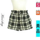 【5/8値下げ】【中古】【古着】 カリアング KariAng ショートパンツ ハーフパンツ パンツ チェック柄ショートパンツ 秋物 秋冬 春秋 ブラック