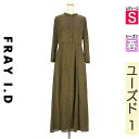 【中古】【古着】 フレイアイディー FRAY I.D ワンピース チュニック ワンピース ペイズリー柄ロングワンピース 春物 春秋 春夏 ブラウン