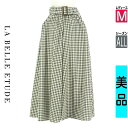 【中古】【古着】 ラベル エチュード la belle Etude パンツ パンツ ベルト付きボリュームパンツ オールシーズン ブラック