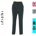 【中古】【古着】 インディヴィ INDIVI パンツ パンツ センタープレステーパードパンツ オールシーズン 紺色/ネイビー