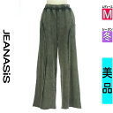 【中古】【古着】 ジーナシス JEANASiS パンツ パンツ カットオフワイドスウェットパンツ 冬物 冬 秋冬 グレー