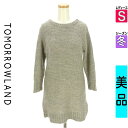 \超得★20%OFFクーポンで4840円/ トゥモローランド TOMORROWLAND ワンピース チュニック レディース 冬 長袖 グレー S BALLSEY ニットミニワンピース 【中古】【古着】【新着】(4)