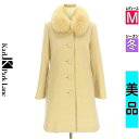 \10%OFFクーポンで8316円★全品P5倍/ カールパークレーン KarL Park Lane コート レディース 冬 ベージュ M ファー襟ロングコート ...