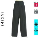 【中古】【古着】 インディヴィ INDIVI パンツ パンツ センタープレススラックスパンツ オールシーズン 紺色/ネイビー