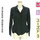 \10%OFFクーポンで4752円★全品P5倍/ ヒロココシノ HIROKO KOSHINO ジャケット レディース 春 ブラック M 立体ポケットペプラムジャ...