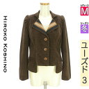 \10%OFFクーポンで5346円★全品P5倍/ ヒロココシノ HIROKO KOSHINO ジャケット レディース 冬 ブラウン M コーデュロイショートジャ...