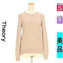 セオリー theory ニット レディース 冬 長袖 ピンク S カシミヤニット 【中古】【古着】【セール】