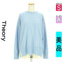 \期間限定!10%OFFクーポンで8019円/ セオリー theory ニット レディース 春 長袖 水色/ライトブルー S ドロップショルダーニット 【中古】【古着】【セール】お買い物マラソン全品P5倍