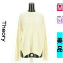 \期間限定!10%OFFクーポンで8019円/ セオリー theory ニット レディース 春 長袖 アイボリー M オーバーサイズニット 【中古】【古着】【セール】お買い物マラソン全品P5倍