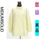 \10%OFFクーポンで8118円★全品P5倍/ ミディウミソリッド MIDIUMISOLID ジャケット レディース 冬 ホワイト M ボリューム袖ジャケット...