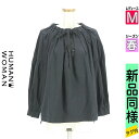 【6/3値下げ】【中古】【古着】 ヒューマンウーマン HUMAN WOMAN カットソー プルオーバー トップス ドロストネックボリュームブラウス 春物 春秋 春夏 紺色/ネイビー