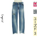 \10%OFFクーポンで3960円★全品P5倍/ アングリッド Ungrid デニムパンツ レディース オールシーズン ブルー M ダメージ加工スキニーデニムパンツ 【中古】【古着】【セール】