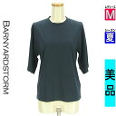 【中古】【古着】 バンヤードストーム BARNYARDSTORM Tシャツ トップス 無地Tシャツ 夏物 春夏 紺色/ネイビー