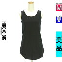 【中古】【古着】 ヒロコビス HIROKO BIS カットソー プルオーバー トップス essentiel HIROKO BIS タンクトップ 夏物 春夏 ブラック