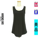 【中古】【古着】 ヒロコビス HIROKO BIS カットソー プルオーバー トップス essentiel HIROKO BIS タンクトップ 夏物 春夏 ブラック