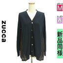 \24H限定★10%OFFクーポンで6930円/ ズッカ ZUCCa カーディガン ボレロ レディース 春 紺色/ネイビー M バックストライプニットカーディガ...