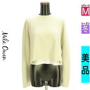 \期間限定!10%OFFクーポンで3762円/ ミラオーウェン Mila Owen ニット レディース 冬 長袖 アイボリー M タンク付きワイドニット 【中古】【古着】【セール】お買い物マラソン全品P5倍