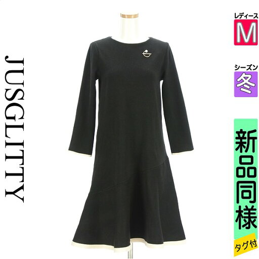 \期間限定!10%OFFクーポンで9009円/ ジャスグリッティー JUSGLITTY ワンピース チュニック レディース 冬 長袖 ブラック M ブローチ付き膝丈ニットワンピース 【中古】【古着】【セール】お買い物マラソン全品P5倍 \期間限定!10%OFFクーポンで9009円/ ジャスグリッティー JUSGLITTY ワンピース チュニック レディース 冬 長袖 ブラック M ブローチ付き膝丈ニットワンピース 【中古】【古着】【セール】お買い物マラソン全品P5倍