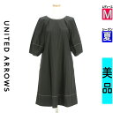 【7/15値下げ】【中古】【古着】 ユナイテッドアローズ UNITED ARROWS ワンピース チュニック ワンピース EMMEL REFINES 夏物 春夏 ブラック