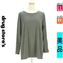ドラッグストアーズ drug store's Tシャツ レディース 秋 長袖 グレー LL 無地ロンT 【中古】【古着】【セール】