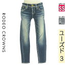 \10%OFFクーポンで4059円★全品P5倍/ ロデオクラウン RODEO CROWNS デニムパンツ レディース オールシーズン 紺色/ネイビー SS ウォッシュド加工スキニーデニム 【中古】【古着】【新着】