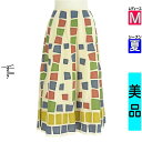 \スーパーSALE限定価格商品/【ポイント10倍】シビラ Sybilla ロングスカート マキシスカート レディース 夏 ベージュ M カラースクエア模様シフォンロングスカート 【中古】【古着】【セール】