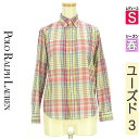 \24H限定★10%OFFクーポンで1683円/ ポロラルフローレン POLO RALPH LAUREN カジュアルシャツ レディース 春 長袖 ピンク S R...