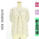 キャサリンロス KATHARINE ROSS カットソー プルオーバー レディース 春 半袖 グレー M パワショル花柄カットソー 【中古】【古着】【セール】
