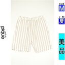 \期間限定!10%OFFクーポンで2178円/ ジェラートピケ gelato pique ショートパンツ ハーフパンツ メンズ 夏 ベージュ M ストライプ柄パジャマショートパンツ 【中古】【古着】【新着】お買い物マラソン全品P5倍