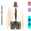 【中古】【古着】 ユナイテッドアローズ UNITED ARROWS カーディガン ボレロ カーディガン EMMEL REFINES シャギーニットカーディガン 冬物 冬 秋冬 ピンク