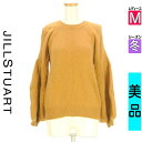 \期間限定!10%OFFクーポンで6534円/ ジルスチュアート JILLSTUART セーター レディース 冬 長袖 ブラウン M オープンショルダーアンゴラ混ニット 【中古】【古着】【新着】お買い物マラソン全品P5倍
