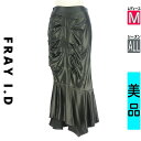 【9/17値下げ】【8/29値下げ】【中古】【古着】 フレイアイディー FRAY I.D ロングスカート スカート 光沢アシメマーメイドロングスカート オールシーズン ブラック