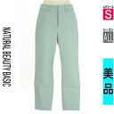 \SS週末限定★25%OFFクーポン/ ナチュラルビューティベーシック NATURAL BEAUTY BASIC パンツ レディース オールシーズン 黄緑/ライトグリーン S カラーテーパードパンツ 【中古】【古着】【セール】ポイント10倍