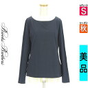 【8/29値下げ】【中古】【古着】 ブルックスブラザーズ Brooks Brothers Tシャツ トップス ボートネックTシャツ 秋物 秋冬 春秋 紺色/ネイビー
