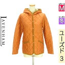 【8/29値下げ】【中古】【古着】 ラベンハム LAVENHAM コート アウター 中綿キルティングミドルコート 冬物 冬 秋冬 オレンジ