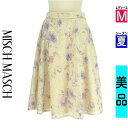 \スーパーSALE限定★全品20%OFFクーポン/ ミッシュマッシュ MISCH MASCH ロングスカート マキシスカート レディース 夏 パープル M 花柄総レース膝下スカート 【中古】【古着】【新着】ポイント10倍