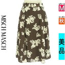 \スーパーSALE限定★全品20%OFFクーポン/ ミッシュマッシュ MISCH MASCH スカート レディース 秋 ブラウン M ベルト付き花柄ミモレスカート 【中古】【古着】【新着】ポイント10倍